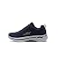 Navy Textile Synthetic Gold Trim