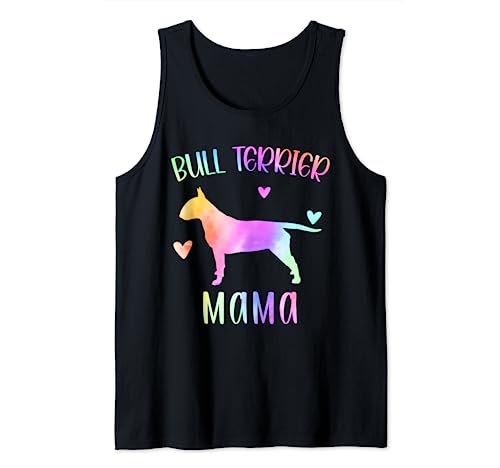 Bull Terrier Mama Bull Terrier Mamma Arcobaleno Acquerello Canotta