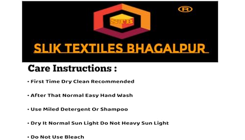 Image of STB-SILK TEXTILES BHAGALPUR Women's Linen Slub Saree With Contrast Blouse Piece