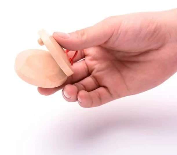 24-Piece Colorful Castanet Set - Fun Educational Musical Instruments For Kids & Children's Rhythm Development