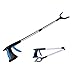 HAPINARY Foldable Trash Grabber Tool for Litter Collection Lightweight Reaching Assist for Elderly Disabled High Strength Claw for Indoor Outdoor Use