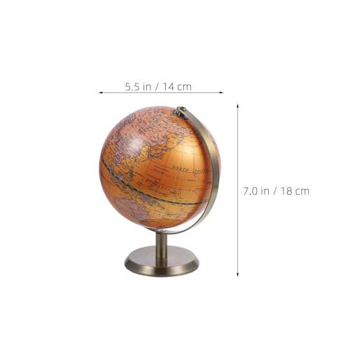 Globe terrestre rotatif décoratif pour salon et bureau - 3