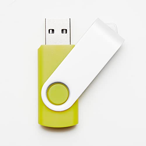 Memoria USB 2.0 de 32 GB, color amarillo