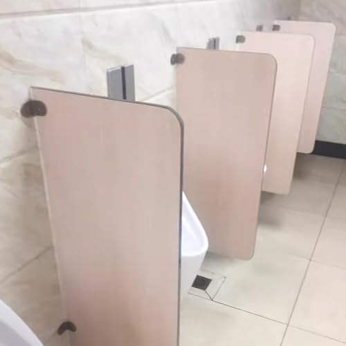 Mampara de separación para urinarios de pared de 90x40cm separadores de baños públicos 7