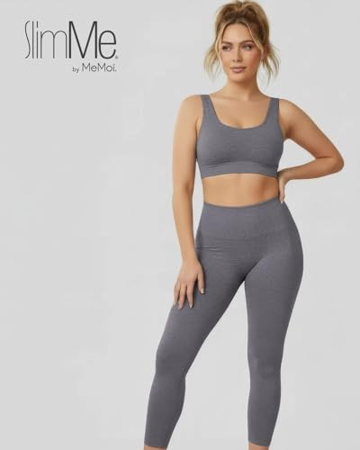 Image of SlimMe High Waisted Shapewear Leggings, Tummy Control Compression