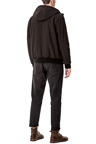 Tommy Hilfiger Mens Legacy Soft Shell Fashion Bomber Windbreaker Jacket, Black Tech, 3X-Large Us #TOP1