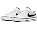 Nike Court Legacy Shoes Sneaker, White/Black-Desert Ochre-Gum Light Brown, 7 US Unisex Big Kid