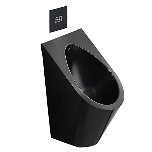 DFEDHF 304 Stainless Steel Urinal,Wall-Mounted Male Urinal Induction Drainage Public Toilet Urinal Vertical Toilet,for Home Improvement, Hotels, Clubs, Public Toilets, Ships, Sc(Urinal + Sensor)