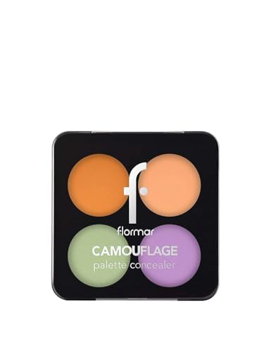 Flormar Camouflage Palette Concealer – Haute couvrance et correcteur hydratant – Aide à corriger rougeurs, cernes et taches – Embellisseur de teint pour...