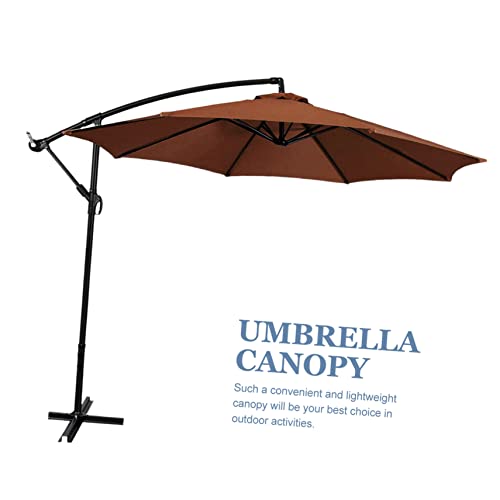 Auvent de remplacement parasol 3m d'une élégance rare pour terrasse et grand café