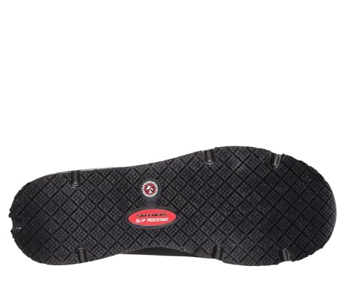 Skechers Women's Work Relaxed Fit: Uno SR, Black/Black, Size 8 Medium