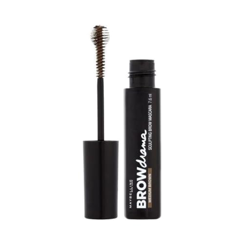 Maybelline New York - Mascara à Sourcils - Brow Drama Sculpting Brow - Medium Brown - 7,6 ml