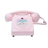 PLIFOEW Video Audio Guest Book Wedding Phone, 1080P HD Video Audio Phone Guestbook, Preserve Your Special Occasions, Ideal for Wedding Bridal Shower, Birthday, Graduations, Baby Shower (Pink)