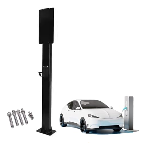 Poteau de recharge VE extérieur résistant aux intempéries en acier