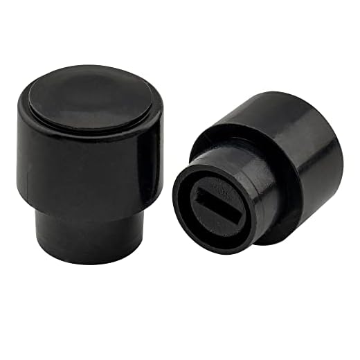 Musiclily Pro Tamaño Pulgadas Botón Selector Pastillas Tipo Telecaster de 3 Posiciones Switch Tips para Guitarra USA Fender Tele, Negro(2 Piezas)