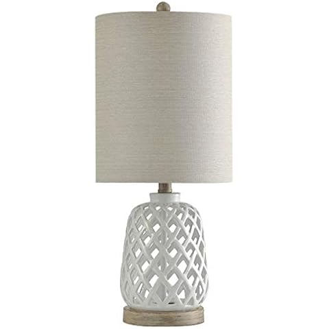 Collective Design L10173AM Table Lamp, White Cover