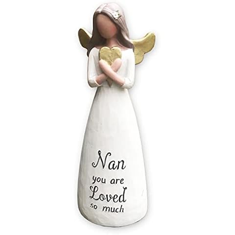 Hand Painted Nan Guardian Angel Figurine Cover