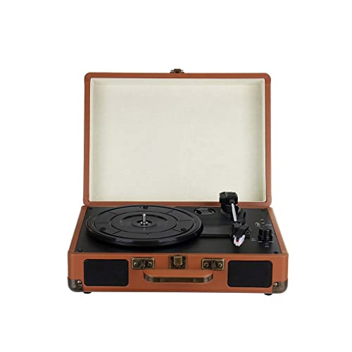 Music Player Turntable Record Player Speakers Vintage Gramophone Phonograph Player Stereo Sound for 33/45/78RPM Record