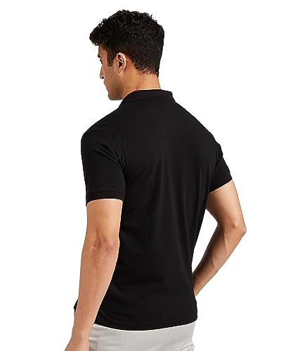 Image of EYEBOGLER Regular Fit Mens Polo Neck Half Sleeve Soild Casual Tshirt