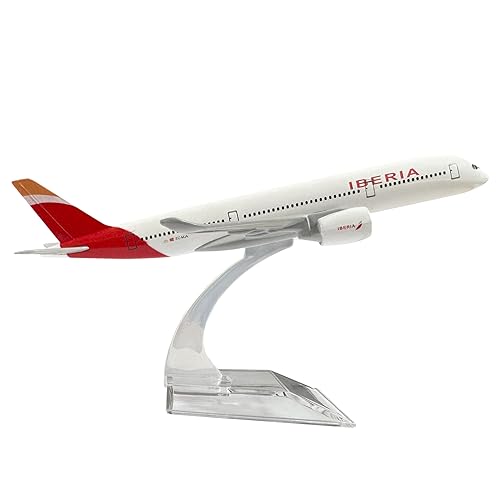 Bswath Model Plane 1:400 Scale Model Plane Iberia Airbus 330 Model Aircraft Metal Alloy Die-cast Airplanes for Gift and Collection