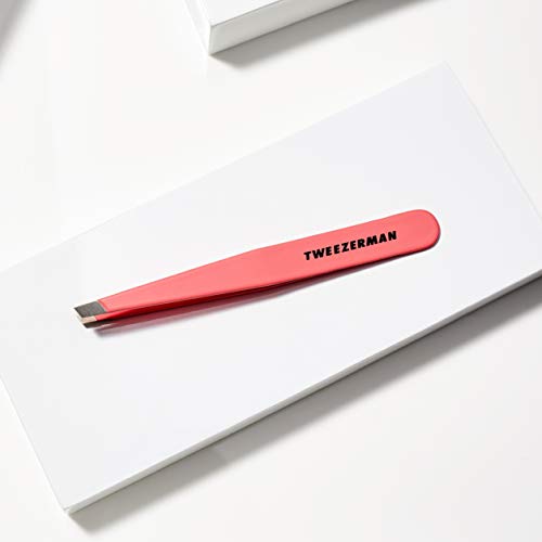 Tweezerman Fashion Color Slant Tweezer, Geranium, 1 Count #TOP7