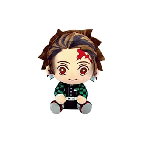 ROSETOR 1pc Demon Slayer Anime Toy Plushie Stuffed Doll Cosplay Costume Plushy Props soft doll for Fans (kamado tanjiro) Cover