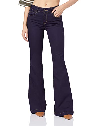 Calça Flare Jeans Cory, Colcci, 40, Indigo, Feminino