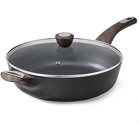 SENSARTE 12 Inch Nonstick Deep Frying Pan Cover