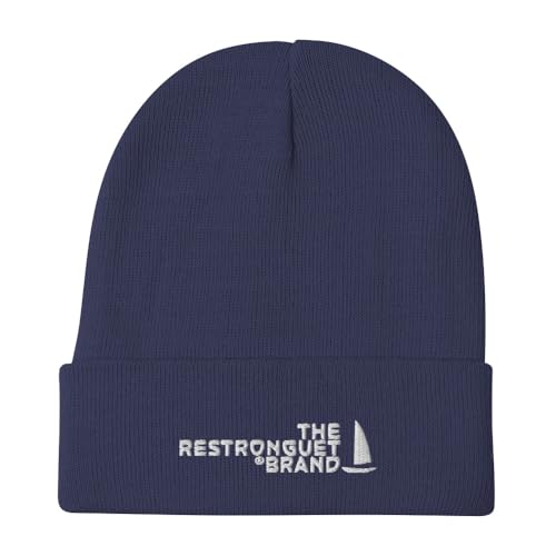 Yacht Embroidered Beanie The Restronguet bonnet marin brodé pour l'hiver
