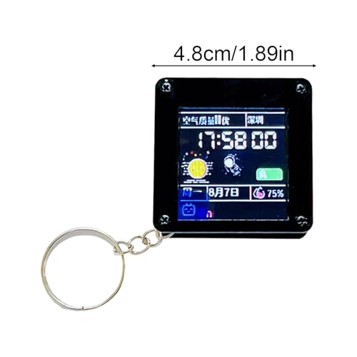 Pendentif de sac compact LCD et écran électronique décoratif de bureau