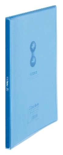 King Jim Hikutasu 7182T bleu transparent classeur mince japonais B5