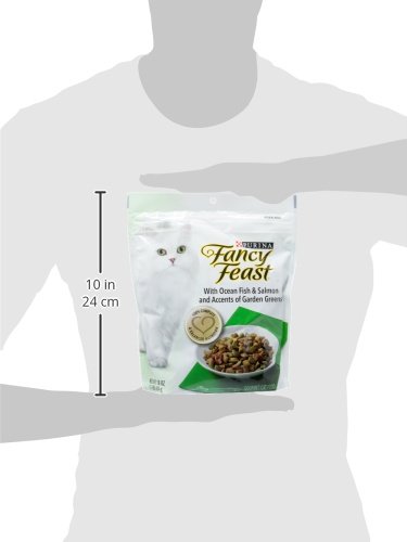 Purina Fancy Feast With Ocean Fish & Salmon And Accents Of Garden Greens Gourmet Cat Food #TOP2