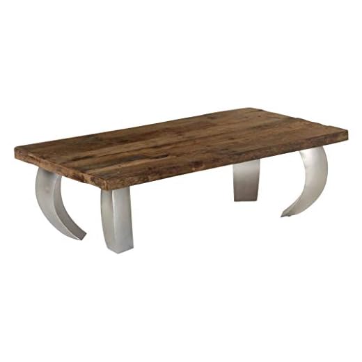 Möbler accentbordOpium soffbord återvunnet trä och stål 110 x 60 x 35 cm