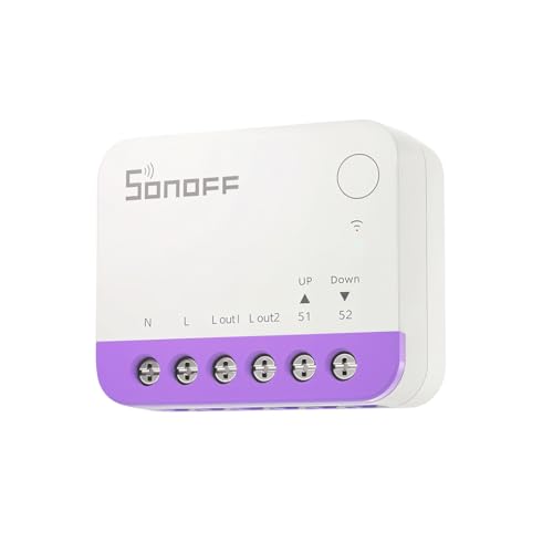 Image of Ledgebit MINI-RBS Smart Roller Shutter Switch | WiFi Curtain /Blind Controller | Supports 1-Wire & 5-Wire Motors | Matter & eWeLink Compatible | 100-240 V AC | IP Rating for Indoor Use