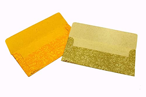 Image of Peeplvalue Premium 100 Pcs Designer Money gift Envelope, Shagun Lifafa -Multicolor
