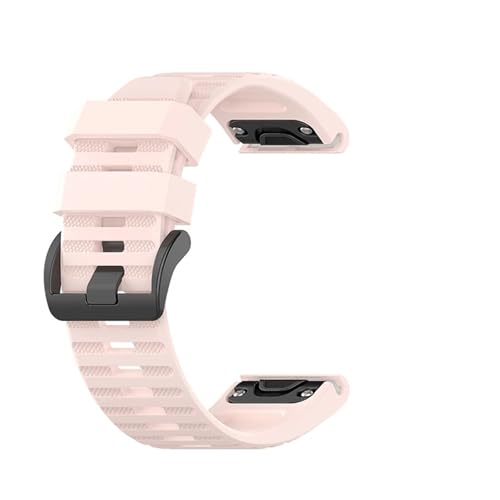 [�����ȓX] QuickFit 22mm 26mm�X�g���b�v�A�ɓK��Garmin Epix Gen 2�V���R���o���h�A�ɓK��Garmin Fenix 7 7X 5Plus 6XPro Enduro 2�u���X���b�g�E�H�b�`�o���h(Light pink,26m