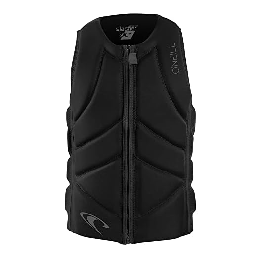 O'Neill Wetsuits Men's Slasher Comp Life Vest, Black, Large