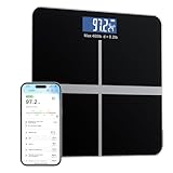 Smart Body Weight Scale, Digital Bathroom Scale, Measures BMI and Body Composition, Equipped with a Smartphone app, Maximum Weight Capacity 400 lbs/180 kg.