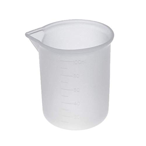 baytronic 220062 Silikon Messbecher, transparent, 100 ml