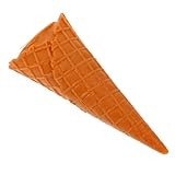 Simuliertes eistütenmodell – mit seinem schönen design und den anzeigefunktionen wird es ihre liebe gewinnen und ihnen ein erlebnis bieten, eiscreme-lebensmittelmodell