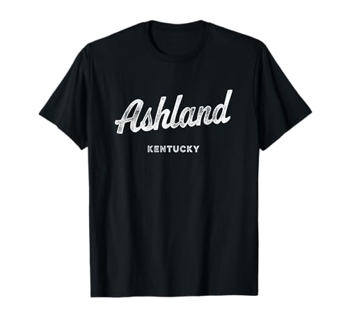 Ashland Kentucky KY Script sportivo Maglietta