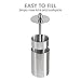 Oggi Retractable Toothpick Holder with Rubber Base, Silver