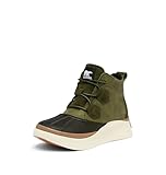 SOREL Women's Out N About lV Classic Waterproof Boot - Utility Green, Black - 8.5