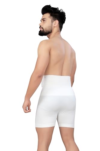 Image of Tummy Tucker Men Shapewear for Control Seamless High Waist Slimming Underwear Body Shaper Boxer Stomach Fitness for Exercise & Workout Briefs