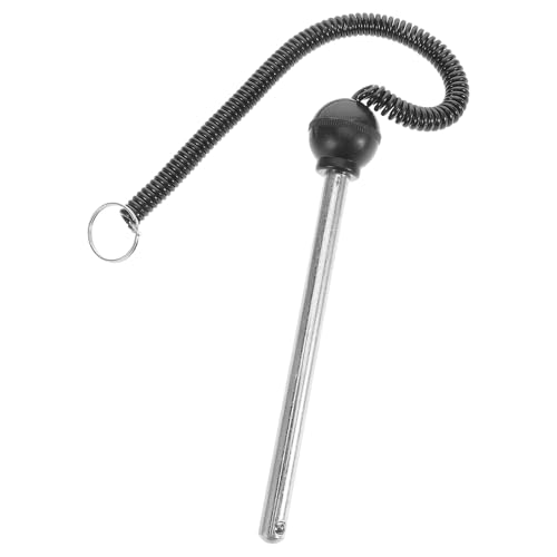 COOPHYA Pasador de Carga para Equipo de Fitness de Aleación de Aluminio con Cuerda, Pasador Magnético de Peso Ajustable M10 132mm para Máquinas de Gimnasio y Pilas de Pesas, Accesorio