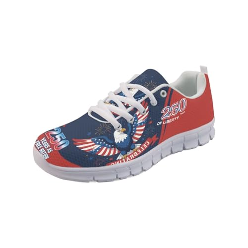 Image of GIFTPUZZ Mens Lace Up Athletic Trainers Running Sneakers Wedge Breathable Gym Lightweight Sports Tennis Shoes