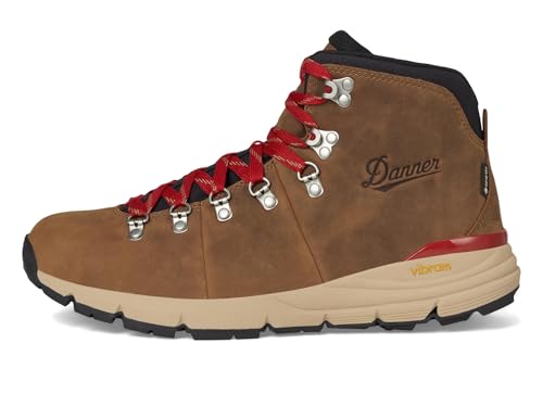 Image of Danner Mountain 600 Leaf Gore-Tex Hiking Boots for Men - Ortholite Tripe Density Footbed - Waterproof Quick Dry Barrier - Vibram SPE Midsole - Full Grain Leather Upper - Traction Outsole