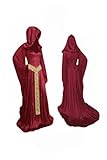 Matériau doux et confortable : cette robe Renaissance pour femme est fabriquée en velours, doux et léger, offrant une expérience de port confortable.