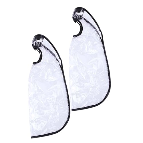 ABOOFAN 2 pezzi Grembiuli Impermeabili per Lavaggio Capelli Mantelle Protettive Regolabili per Parrucchieri e Anziani Accessori Acconciature per Uso Professionale e Casa