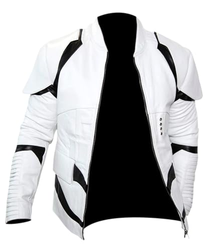 Flesh & Hide F&H Girl's Troopers White Faux Leather Jacket2